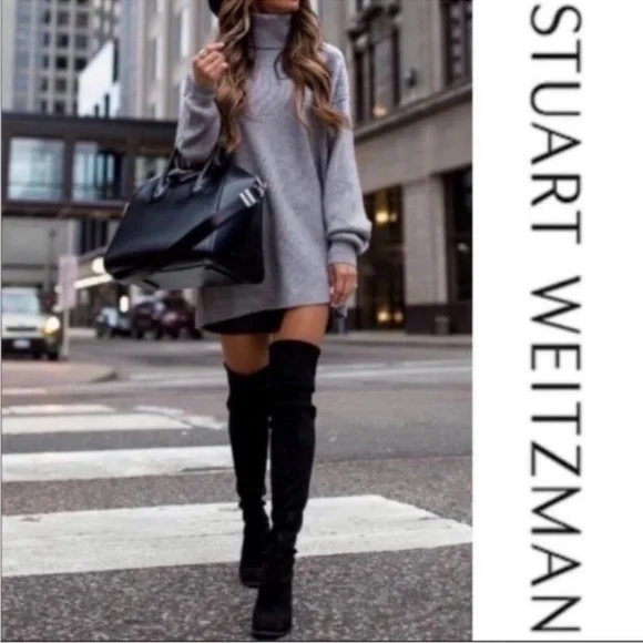 AUTHENTIC NIB Stuart Weitzman | Jocey Over The Knee Boots | 7.5 - Picture 2 of 16